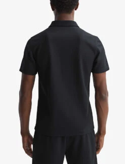 Reiss Floyd Half Zip-fastened Knitted Polo Shirt 9 Reiss Floyd Half Zip-fastened Knitted Polo Shirt -Gentlemen Style Shop R04169143 NAVY ALT03