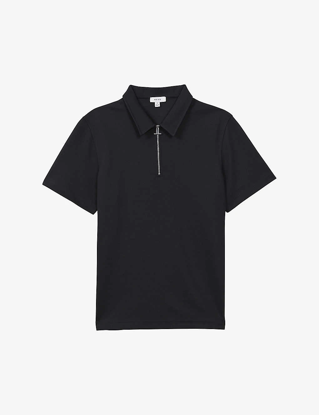 Reiss Floyd Half Zip-fastened Knitted Polo Shirt 3 Reiss Floyd Half Zip-fastened Knitted Polo Shirt