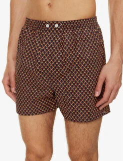 Barker 35 Multi-patterned Cotton Boxers -Gentlemen Style Shop R04170100 MUL ALT03