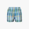 Ledbury 65 Check-print Cotton-poplin Boxer Short 1 Ledbury 65 Check-print Cotton-poplin Boxer Short -Gentlemen Style Shop R04170102 MUL M