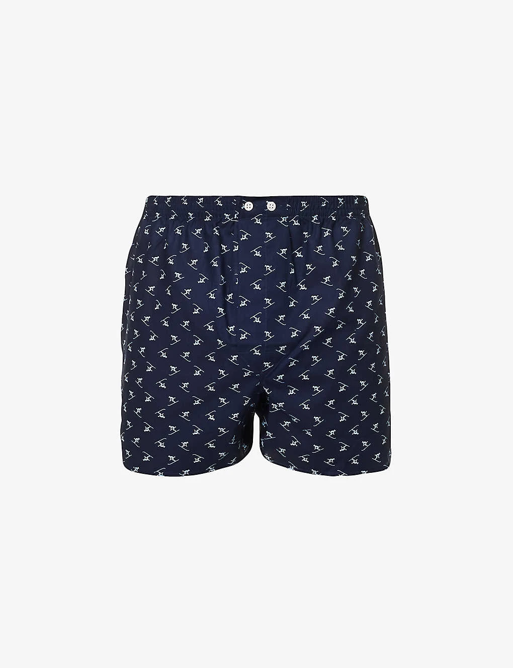 Nelson Graphic-pattern Regular-fit Cotton-poplin Boxers 3 Nelson Graphic-pattern Regular-fit Cotton-poplin Boxers