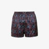 Brindisi Geometric-print Mid-rise Silk Boxers 1 Brindisi Geometric-print Mid-rise Silk Boxers -Gentlemen Style Shop R04170106 NAV M