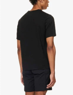 CASTORE Classics Logo-print Cotton-blend T-shirt -Gentlemen Style Shop R04170795 BLACK ALT03