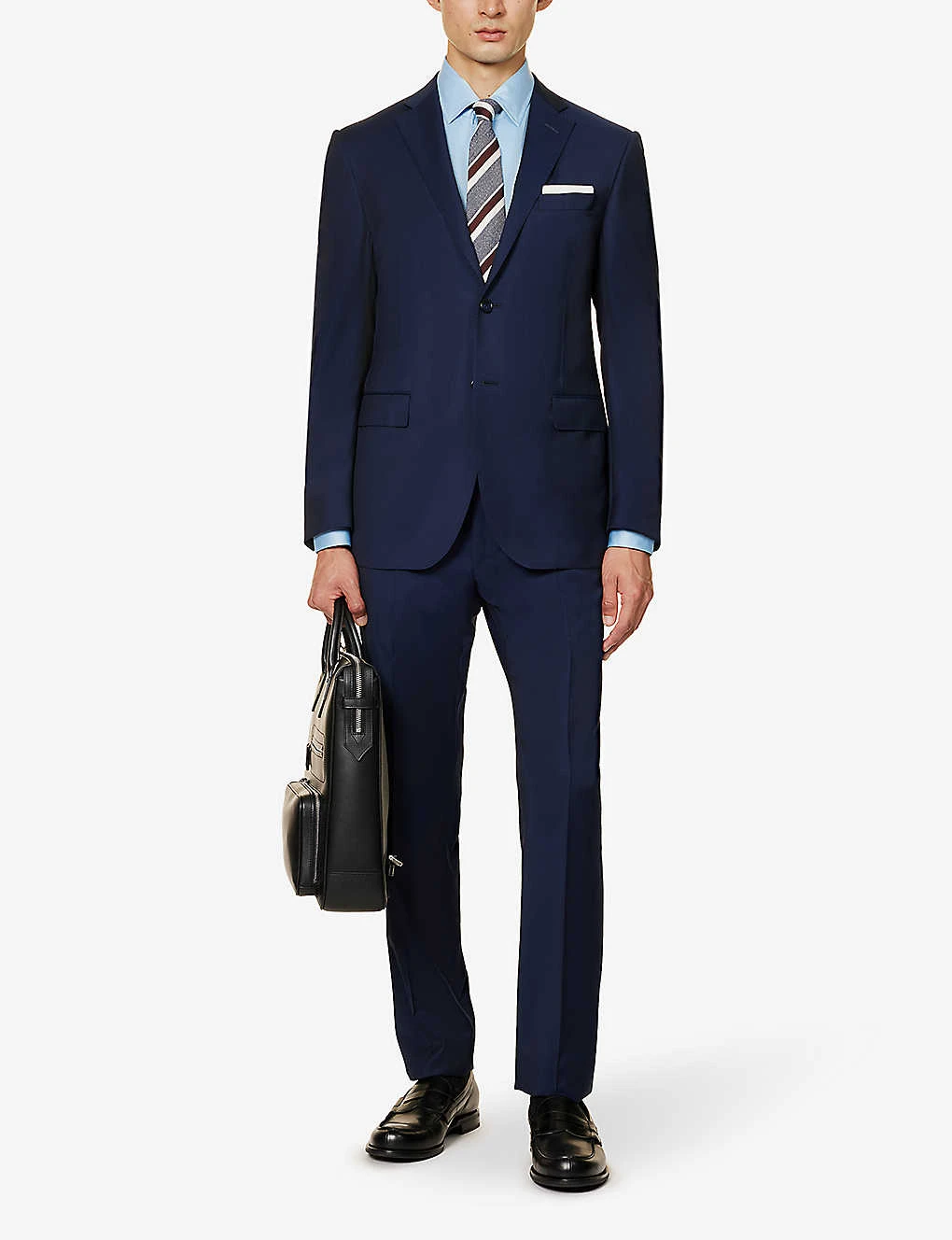 CORNELIANI Super 130s Single-breasted Regular-fit Wool Suit 4 CORNELIANI Super 130s Single-breasted Regular-fit Wool Suit - Image 2