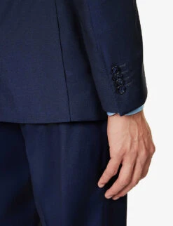 CORNELIANI Super 130s Single-breasted Regular-fit Wool Suit 13 CORNELIANI Super 130s Single-breasted Regular-fit Wool Suit -Gentlemen Style Shop R04170932 BLUE ALT05