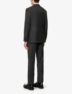 CORNELIANI Super 130s Single-breasted Slim-fit Wool Suit -Gentlemen Style Shop R04170933 MIDGREY ALT03