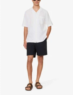 Sunspel Waffle-knit Patch-pocket Regular-fit Cotton Shirt 8 Sunspel Waffle-knit Patch-pocket Regular-fit Cotton Shirt -Gentlemen Style Shop R04171013 WHITE ALT01