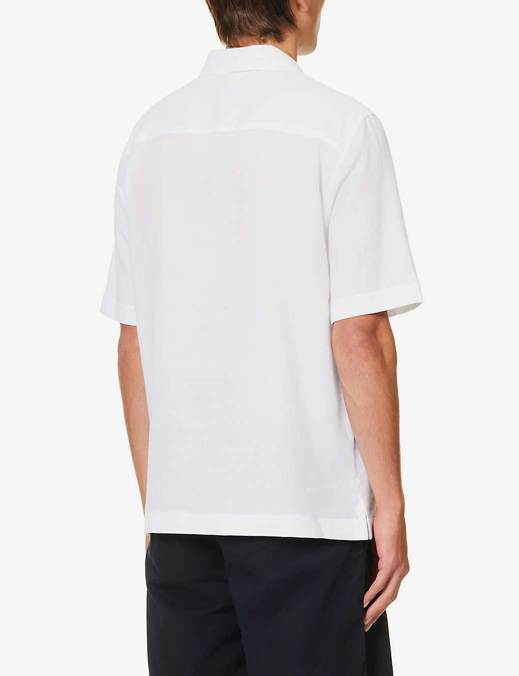 Sunspel Waffle-knit Patch-pocket Regular-fit Cotton Shirt 6 Sunspel Waffle-knit Patch-pocket Regular-fit Cotton Shirt - Image 4