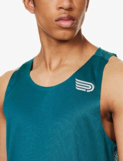 Pressio Elite Singlet Scoop-neck Recycled-polyester Top 11 Pressio Elite Singlet Scoop-neck Recycled-polyester Top -Gentlemen Style Shop R04172896 SPRUCE ALT04