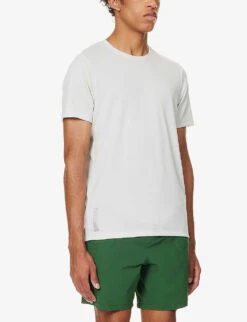 Pressio Core Brand-print Recycled-polyester T-shirt 9 Pressio Core Brand-print Recycled-polyester T-shirt -Gentlemen Style Shop R04172911 SPA ALT02