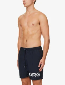 Bjorn Borg Sheldon Logo-print Swim Shorts 8 Bjorn Borg Sheldon Logo-print Swim Shorts -Gentlemen Style Shop R04172919 NAVYANDWHITE ALT02