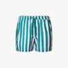 Bjorn Borg Print Striped Swim Shorts -Gentlemen Style Shop R04172920 TEALWHITE M