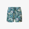 Bjorn Borg Paisley-print Elasticated Waistband Regular-fit Swim Shorts 1 Bjorn Borg Paisley-print Elasticated Waistband Regular-fit Swim Shorts -Gentlemen Style Shop R04172921 TEALYELLOWPEACH M