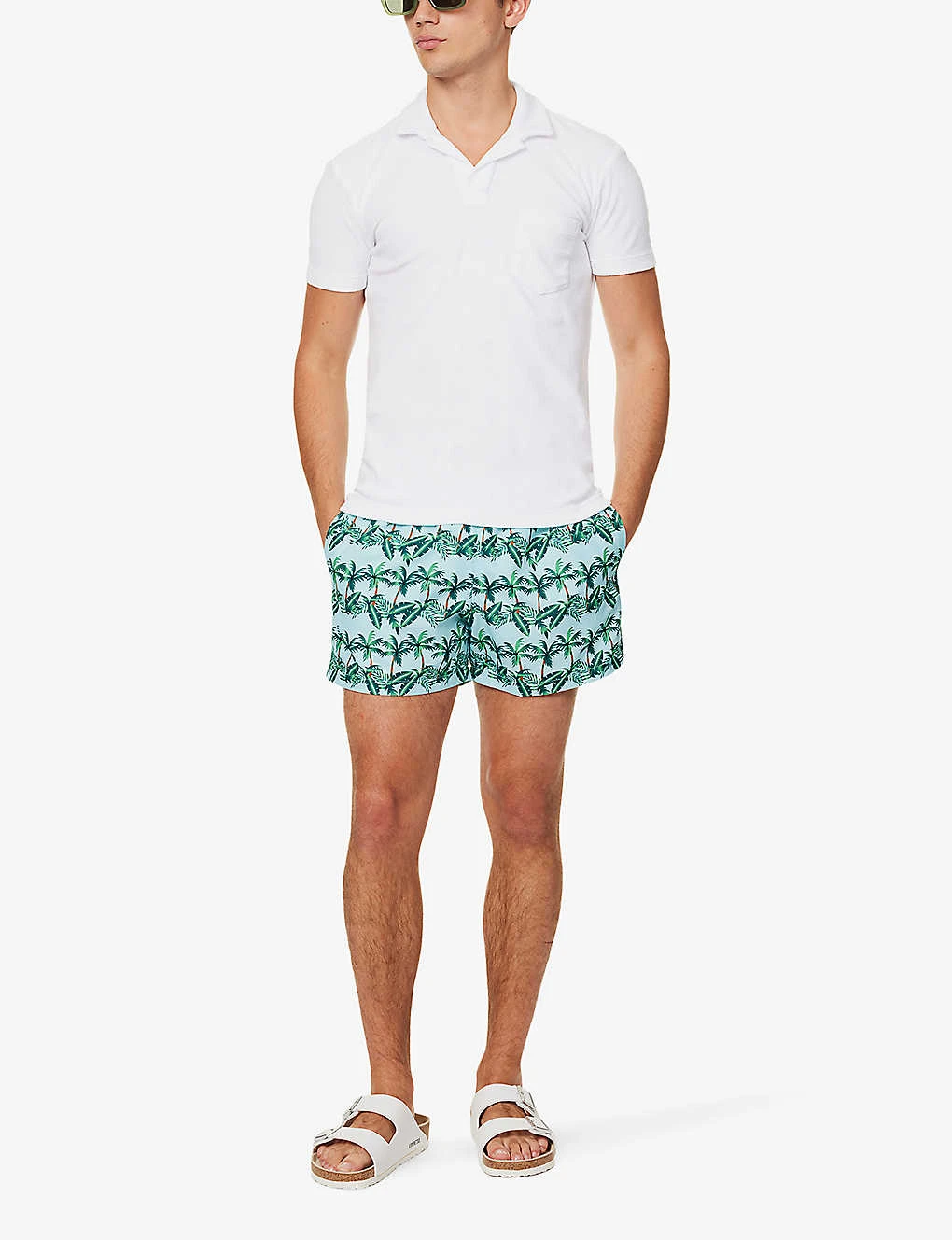 Bjorn Borg Print Graphic-pattern Elasticated Waistband Regular-fit Swim Shorts 4 Bjorn Borg Print Graphic-pattern Elasticated Waistband Regular-fit Swim Shorts - Image 2