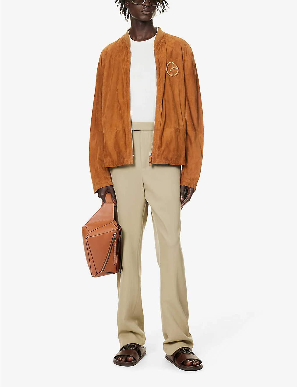 Giorgio Armani Script Logo-embroidered Cotton-jersey T-shirt 4 Giorgio Armani Script Logo-embroidered Cotton-jersey T-shirt - Image 2