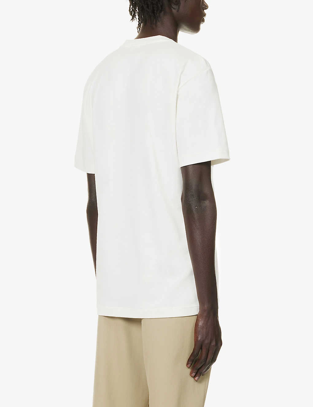 Giorgio Armani Script Logo-embroidered Cotton-jersey T-shirt 6 Giorgio Armani Script Logo-embroidered Cotton-jersey T-shirt - Image 4