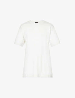 Giorgio Armani Script Logo-embroidered Cotton-jersey T-shirt