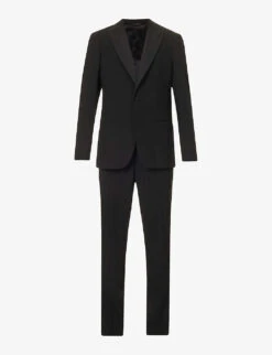 Giorgio Armani Regular-fit Single-breasted Wool Suit
