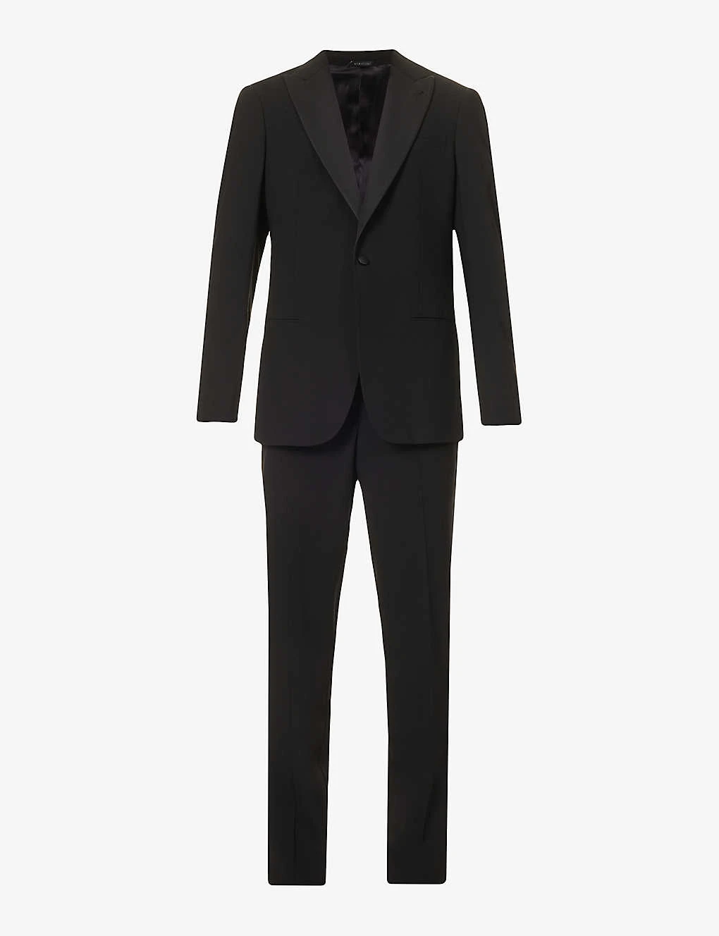 Giorgio Armani Regular-fit Single-breasted Wool Suit 3 Giorgio Armani Regular-fit Single-breasted Wool Suit
