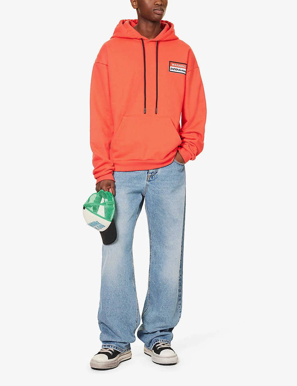 Brand-patch Regular-fit Cotton-jersey Hoody 4 Brand-patch Regular-fit Cotton-jersey Hoody - Image 2