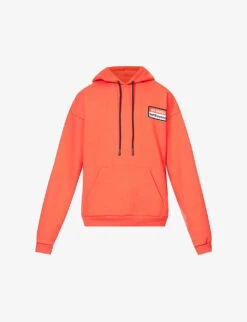 Brand-patch Regular-fit Cotton-jersey Hoody