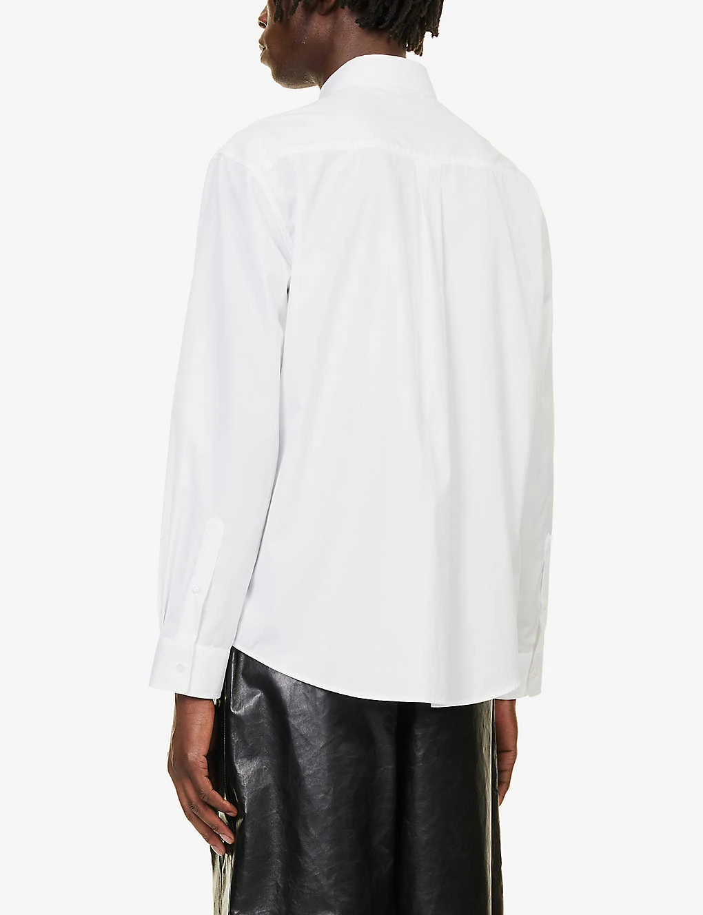 Simone Rocha Floral-embellished Regular-fit Cotton-poplin Shirt 6 Simone Rocha Floral-embellished Regular-fit Cotton-poplin Shirt - Image 4