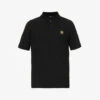 BELSTAFF Brand-patch Branded-button Regular-fit Cotton-piqué Polo Shirt 2 BELSTAFF Brand-patch Branded-button Regular-fit Cotton-piqué Polo Shirt -Gentlemen Style Shop R04180838 BLACK M