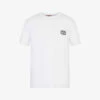 Valentino VLOGO Brand-embroidered Cotton-jersey T-shirt