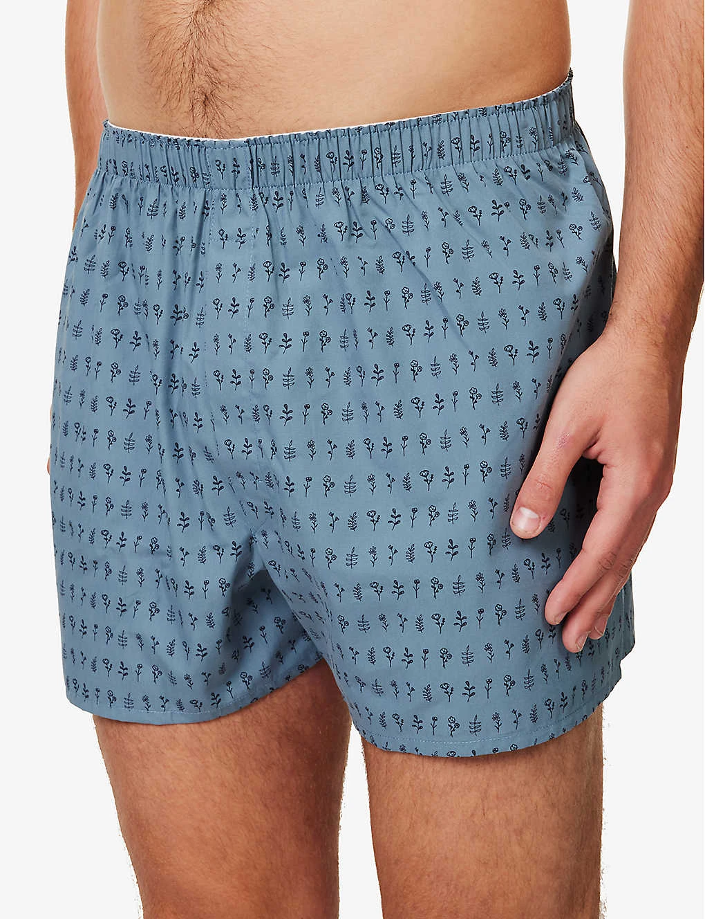 Sunspel Floral-print Mid-rise Cotton-poplin Boxers 6 Sunspel Floral-print Mid-rise Cotton-poplin Boxers - Image 4