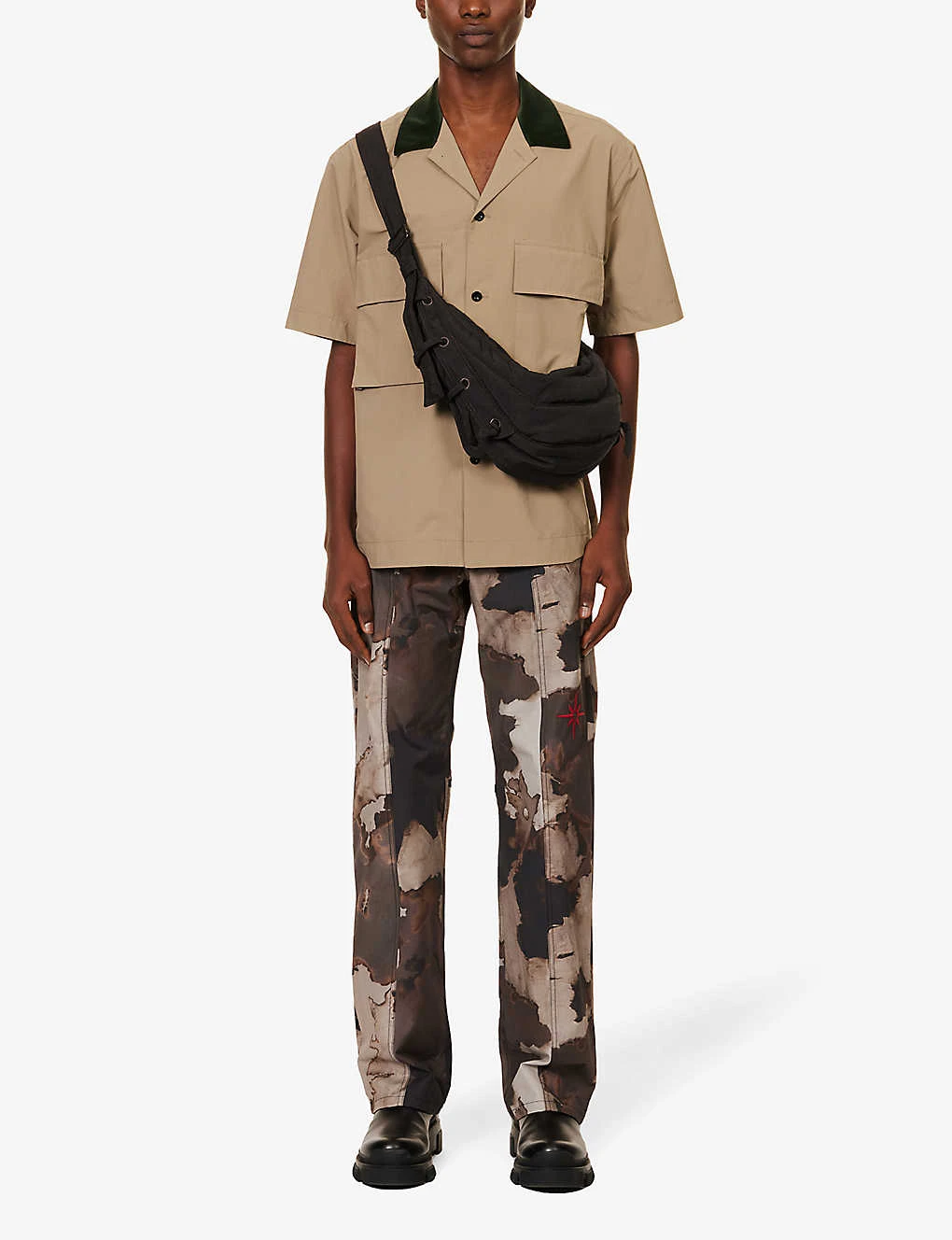 Sacai Taffeta Flap-pocket Boxy-fit Shell Shirt 4 Sacai Taffeta Flap-pocket Boxy-fit Shell Shirt - Image 2