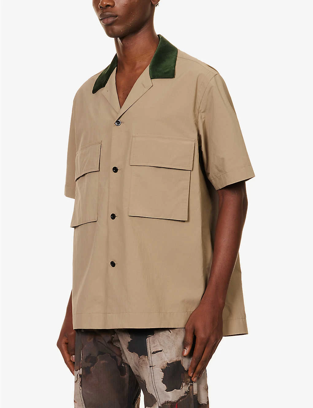 Sacai Taffeta Flap-pocket Boxy-fit Shell Shirt 5 Sacai Taffeta Flap-pocket Boxy-fit Shell Shirt - Image 3