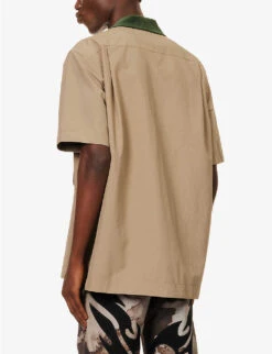 Sacai Taffeta Flap-pocket Boxy-fit Shell Shirt 10 Sacai Taffeta Flap-pocket Boxy-fit Shell Shirt -Gentlemen Style Shop R04182042 BEIGE ALT03