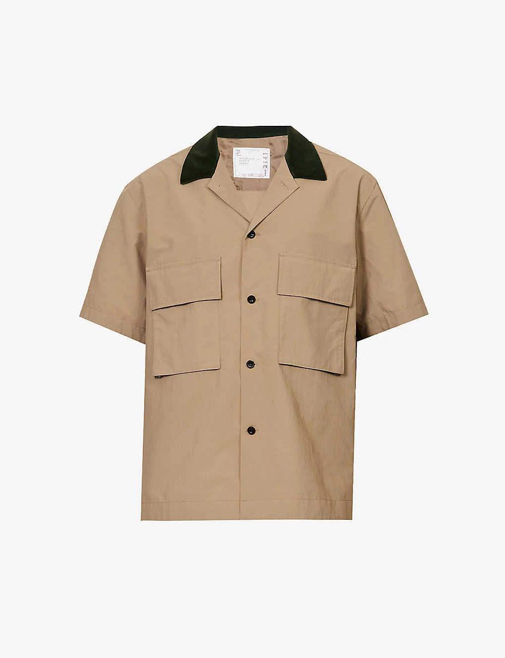 Sacai Taffeta Flap-pocket Boxy-fit Shell Shirt 3 Sacai Taffeta Flap-pocket Boxy-fit Shell Shirt