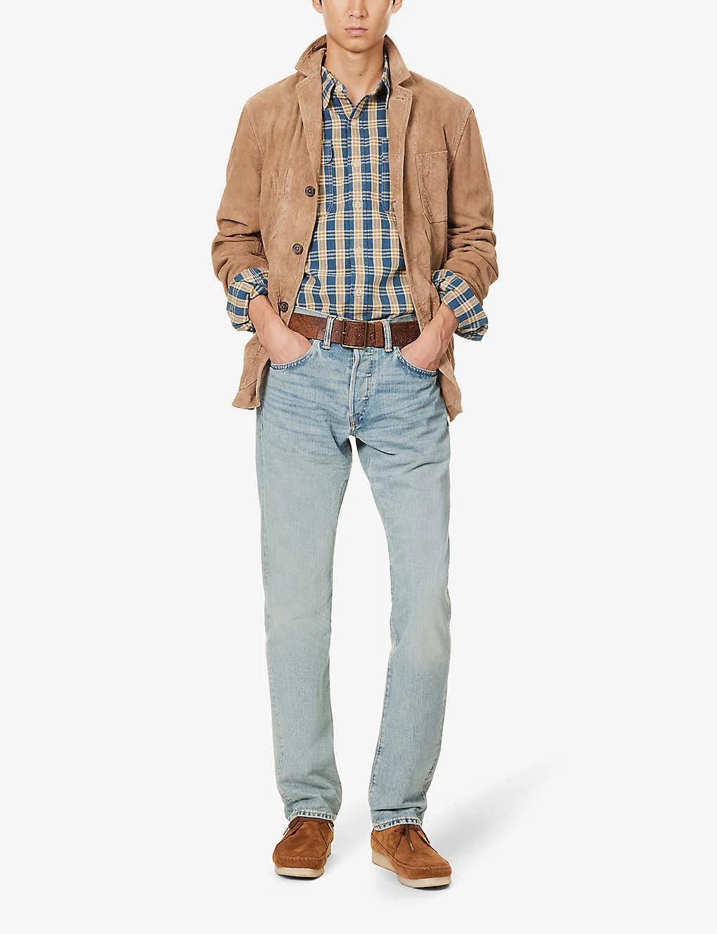 Brand-embroidered Brand-patch Slim-fit Jeans 4 Brand-embroidered Brand-patch Slim-fit Jeans - Image 2