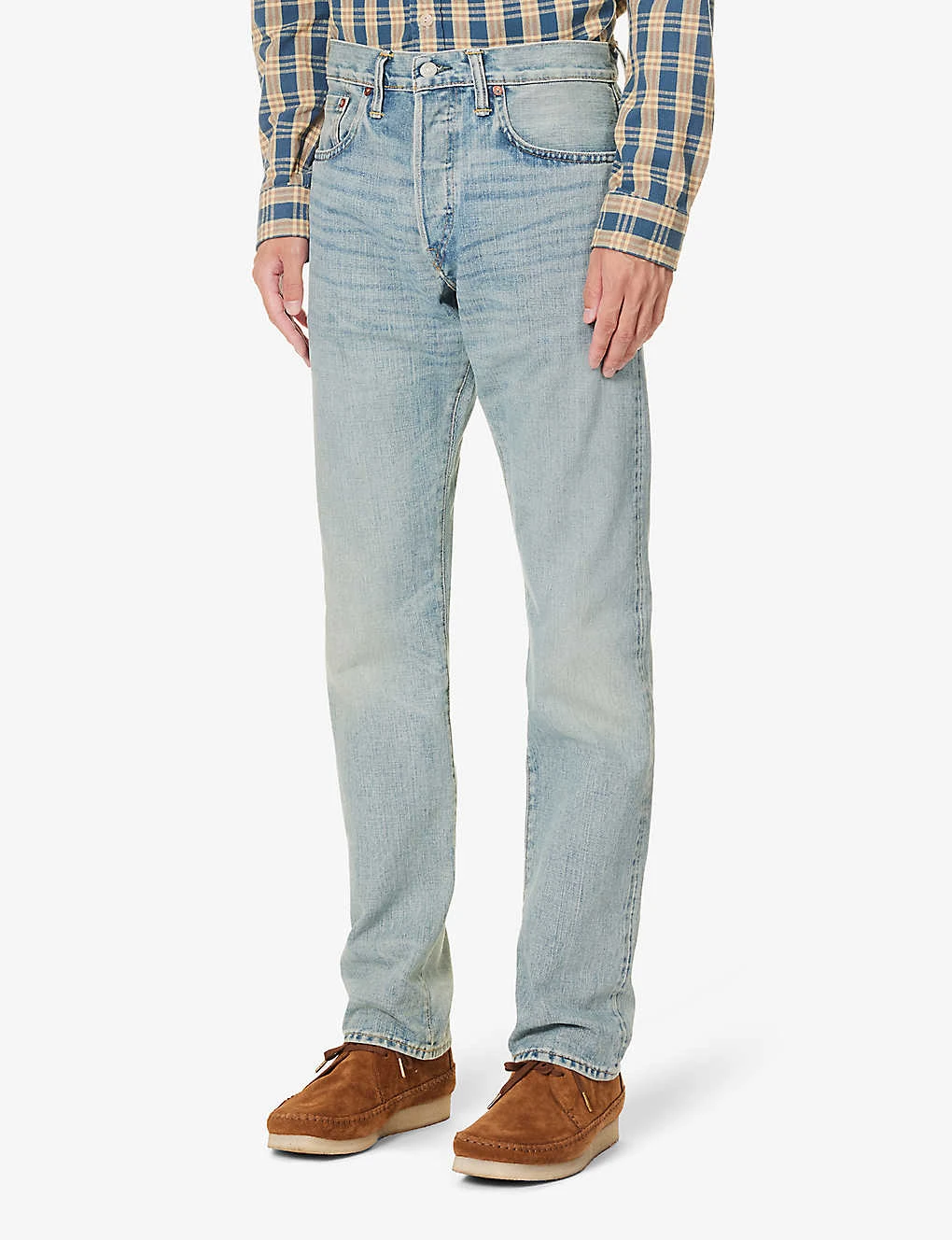 Brand-embroidered Brand-patch Slim-fit Jeans 5 Brand-embroidered Brand-patch Slim-fit Jeans - Image 3