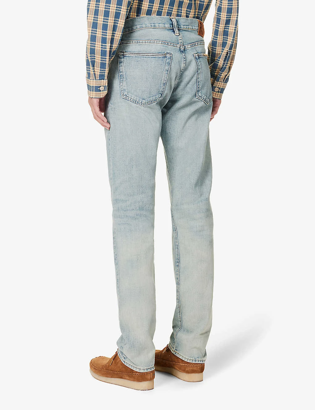 Brand-embroidered Brand-patch Slim-fit Jeans 6 Brand-embroidered Brand-patch Slim-fit Jeans - Image 4