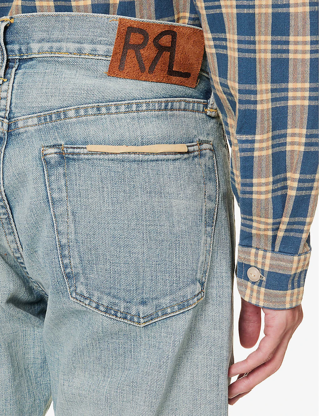 Brand-embroidered Brand-patch Slim-fit Jeans 8 Brand-embroidered Brand-patch Slim-fit Jeans - Image 6