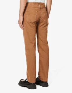 Jacquemus Le De Nîmes Fresa Regular-fit Mid-rise Jeans -Gentlemen Style Shop R04182841 CAMELBEIGE ALT03