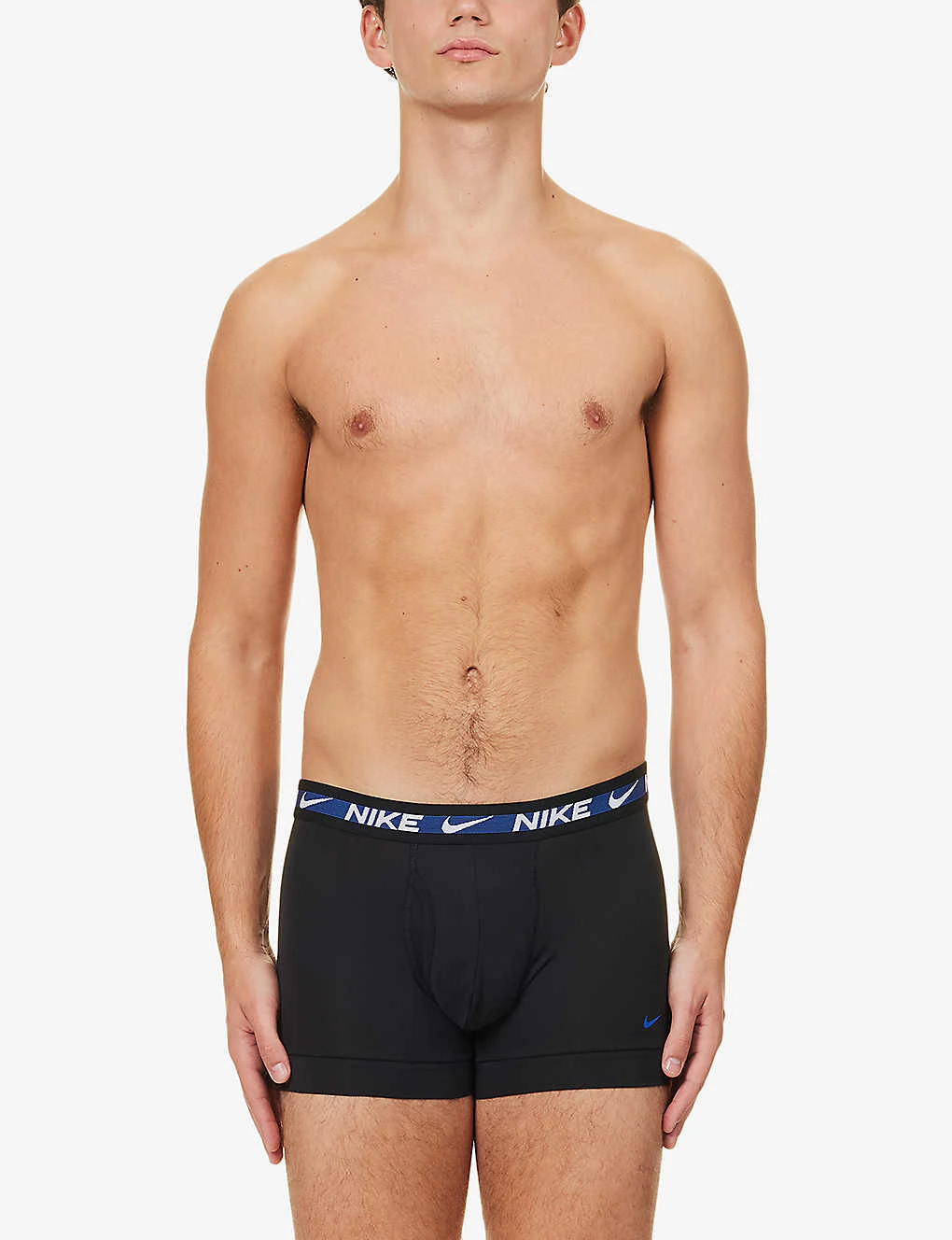 Nike Pack Of Three Logo-waistband Stretch Recycled-polyester Trunks 4 Nike Pack Of Three Logo-waistband Stretch Recycled-polyester Trunks - Image 2