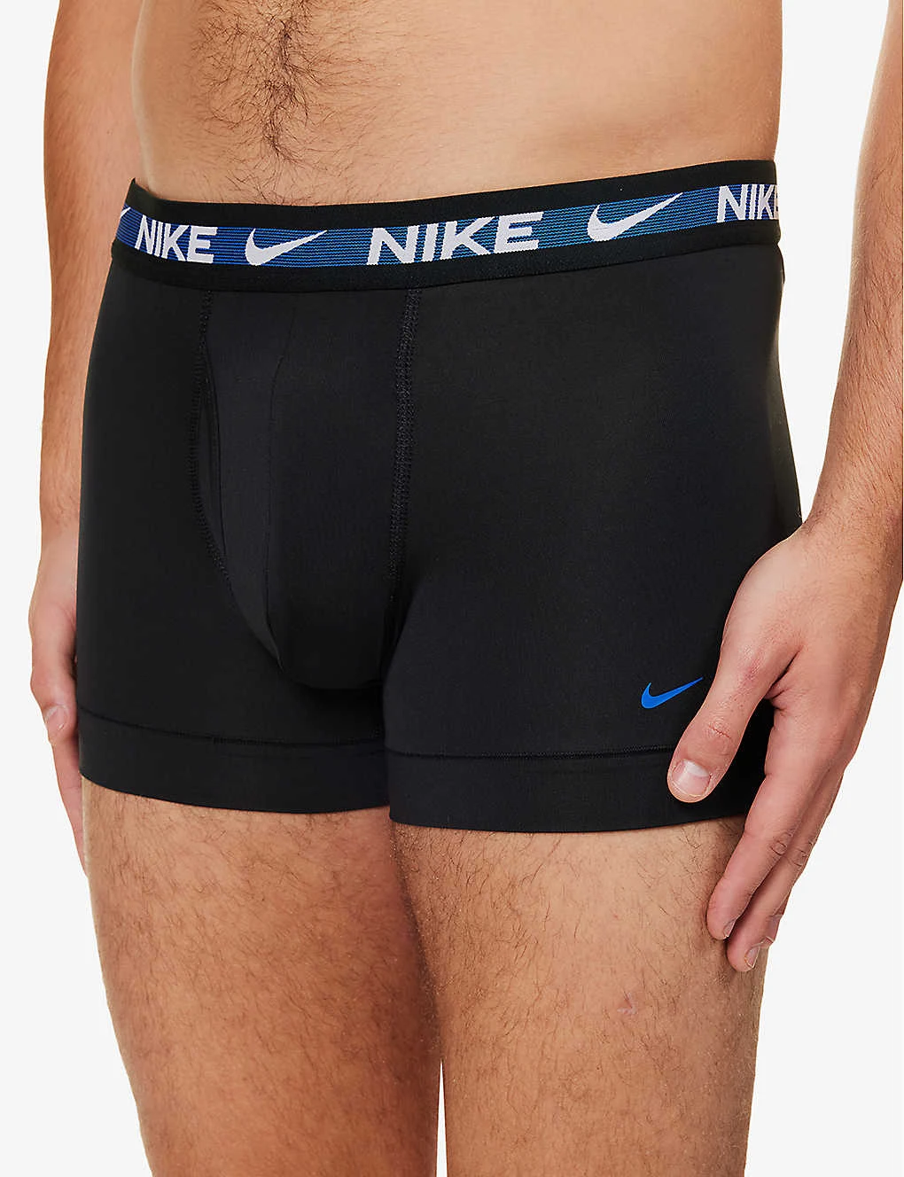 Nike Pack Of Three Logo-waistband Stretch Recycled-polyester Trunks 6 Nike Pack Of Three Logo-waistband Stretch Recycled-polyester Trunks - Image 4