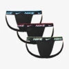 Nike Pack Of Three Logo-waistband Stretch-cotton Jockstraps 1 Nike Pack Of Three Logo-waistband Stretch-cotton Jockstraps -Gentlemen Style Shop R04183386 BLACKTRANSPARENCYWB M