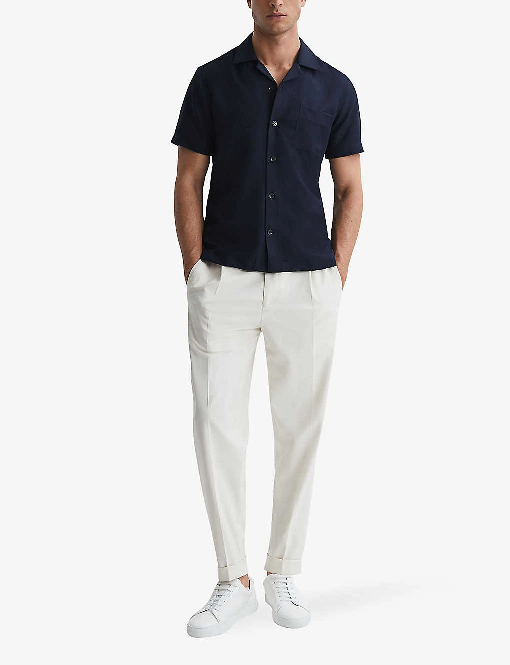 Reiss Tokyo Patch-pocket Regular-fit Woven Shirt 4 Reiss Tokyo Patch-pocket Regular-fit Woven Shirt - Image 2
