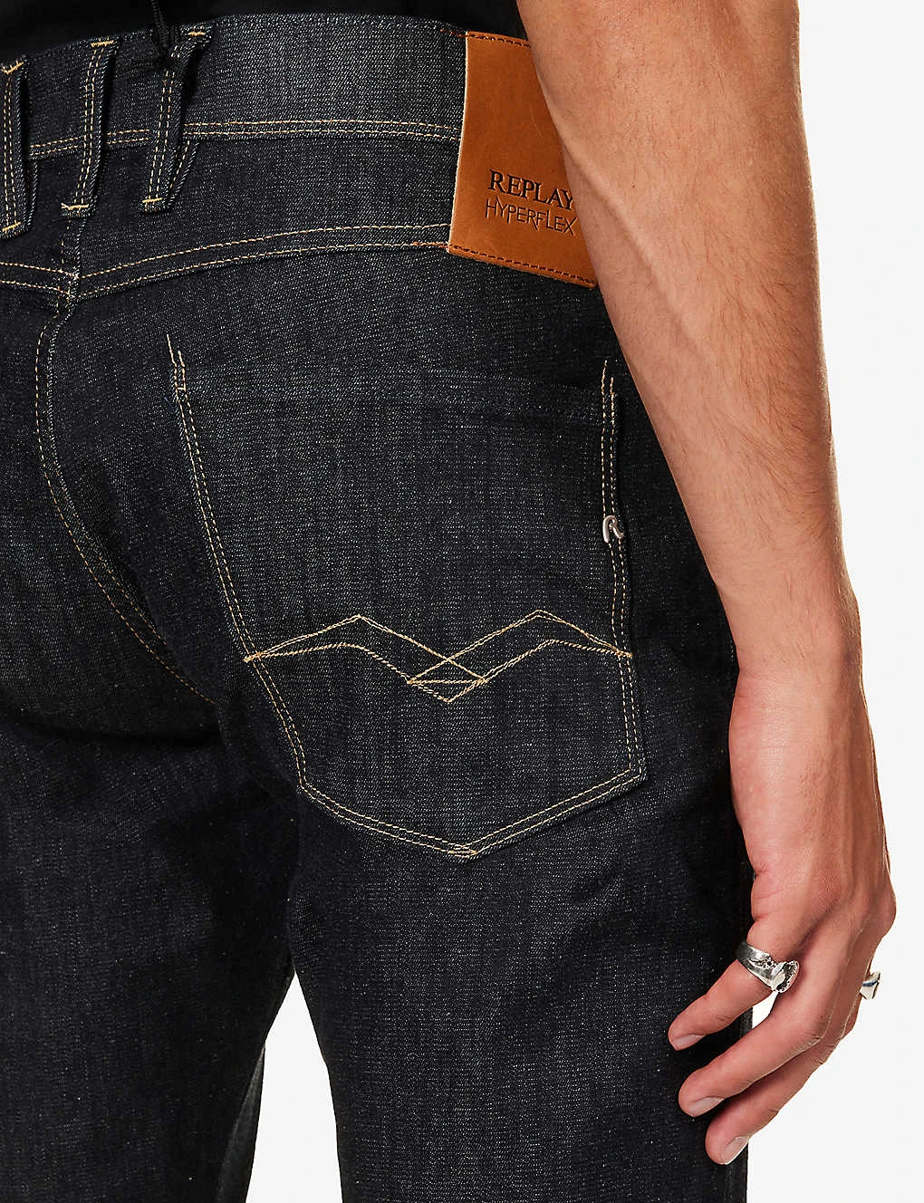 Replay Anbass Regular-fit Tapered-leg Stretch-denim Jeans 7 Replay Anbass Regular-fit Tapered-leg Stretch-denim Jeans - Image 5