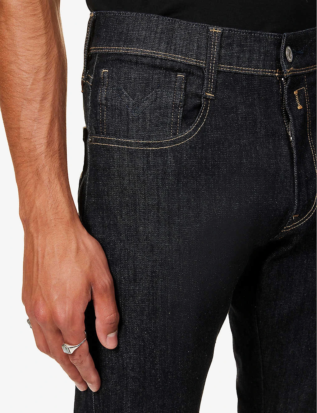 Replay Anbass Regular-fit Tapered-leg Stretch-denim Jeans 8 Replay Anbass Regular-fit Tapered-leg Stretch-denim Jeans - Image 6