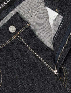 Replay Anbass Regular-fit Tapered-leg Stretch-denim Jeans 15 Replay Anbass Regular-fit Tapered-leg Stretch-denim Jeans -Gentlemen Style Shop R04186400 HAVANA ALT06