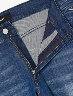 Replay Micky M Tapered-leg Regular-fit Stretch-denim Jeans -Gentlemen Style Shop R04186406 MEDIUMBLUE ALT06