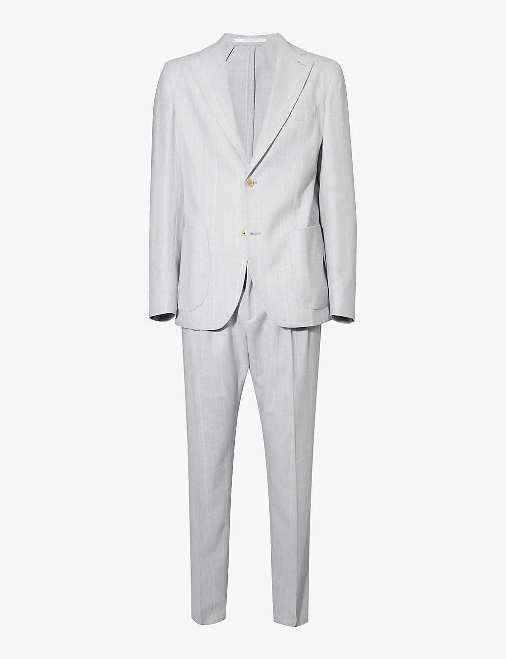 ELEVENTY Striped Drawstring-waistband Regular-fit Wool Suit 3 ELEVENTY Striped Drawstring-waistband Regular-fit Wool Suit