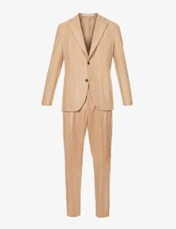 ELEVENTY Regular-fit Drawstring-waistband Wool Suit