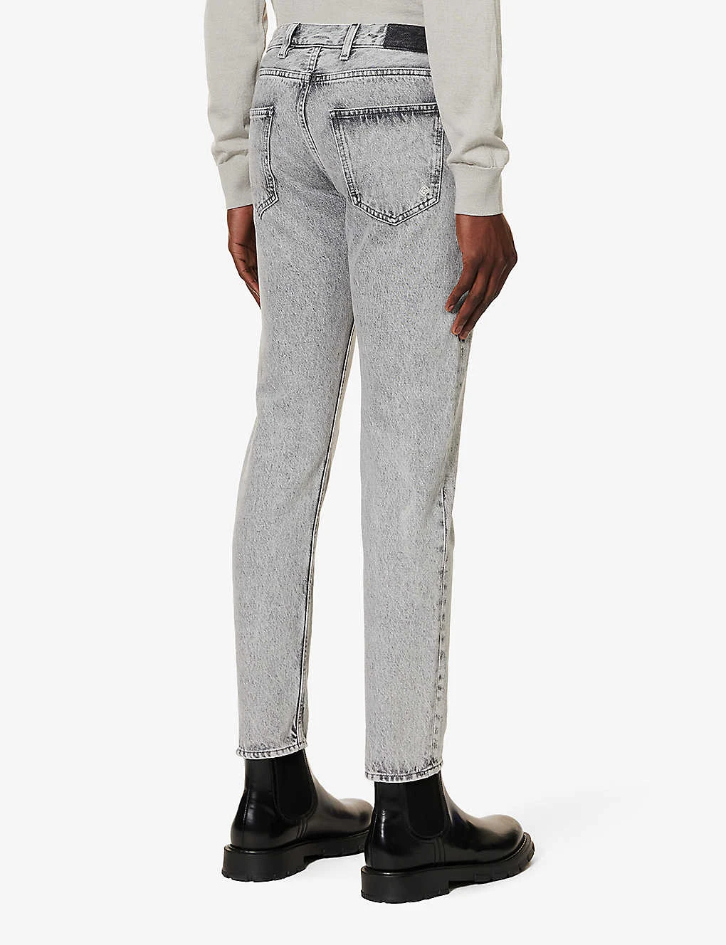 ELEVENTY Pocketed Belt-looped Slim-fit Jeans 6 ELEVENTY Pocketed Belt-looped Slim-fit Jeans - Image 4