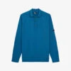 THE KOOPLES Regular-fit Long-sleeve Knitted Polo -Gentlemen Style Shop R04187712 MEDIUMBLUE M